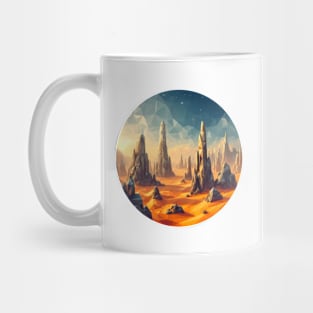 Low Poly Rocky Desert Mug